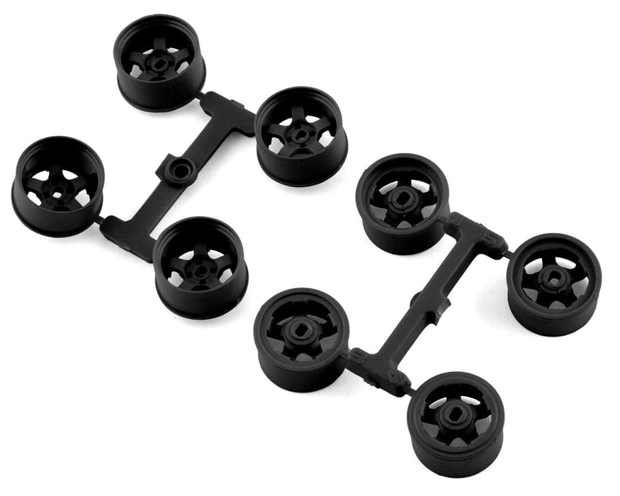 DS Racing DS-MI20-W1B Kyosho Mini Z 11mm Wide Drift Rims (1/2/3/4 Offset) (Black)