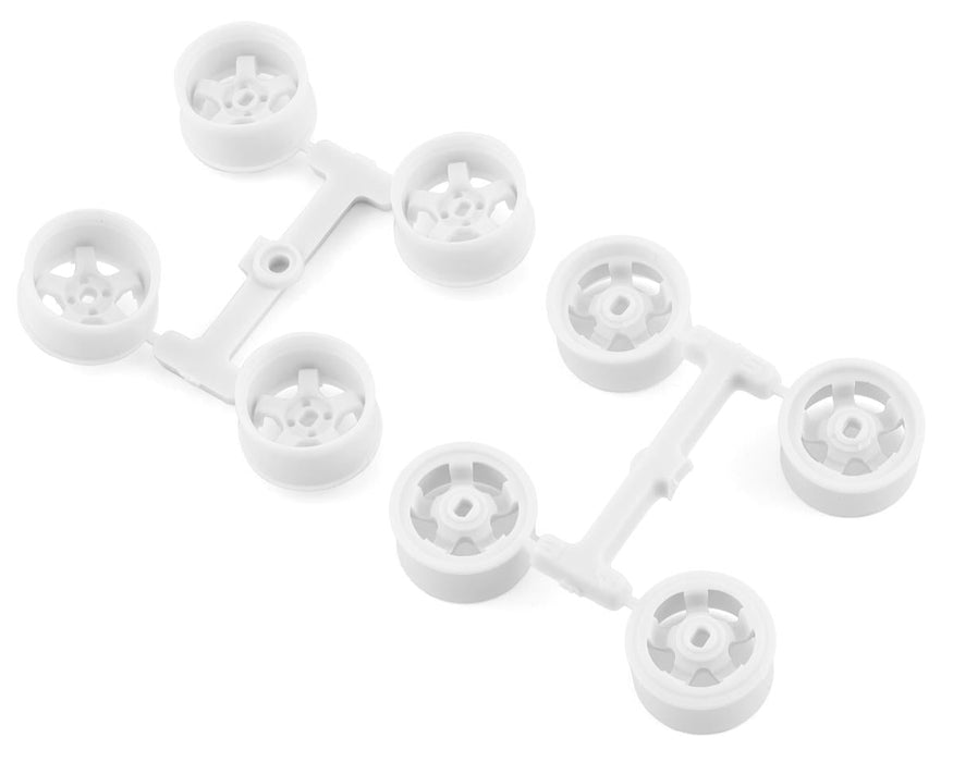 DS Racing DS-MI-20W1W Kyosho Mini Z 11mm Wide Drift Rims (1/2/3/4 Offset) (White)