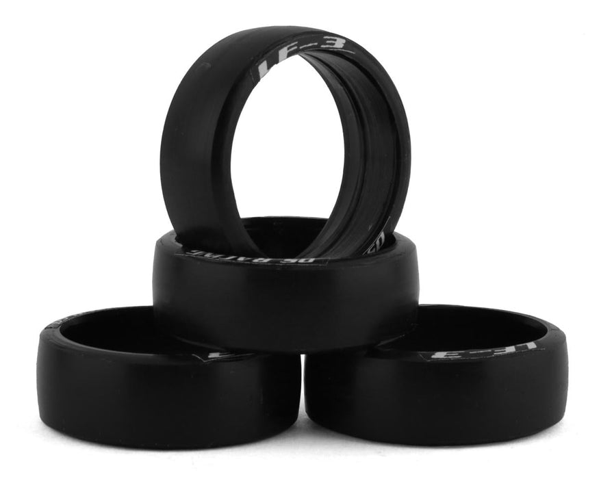 DS Racing DS-MI20L-LF3N Mini-Z 8.5mm Narrow Front Drift Tires for 20mm Wheels (4 Pack) LF-3 - P-Tile, Painted Floor and Epoxy (Medium)