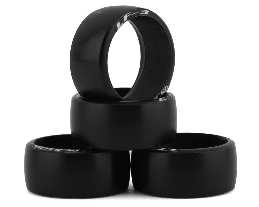 DS Racing DS-MI20L-LF3W Mini-Z 11mm Wide Rear Drift Tires for 20mm Wheels (4 Pack) LF-3 - P-Tile, Painted Floor and Epoxy (Medium)