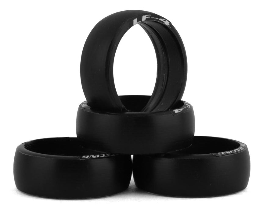DS Racing MI20L-LF4N Mini-Z 8.5mm Narrow Front Drift Tires for 20mm Wheels (4 Pack) LF-4 - Polish Concrete and Carpet (Hard)