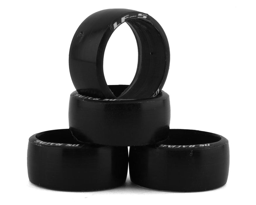DS Racing MI20L-LF5W Mini-Z 11mm Wide Rear Drift Tires for 20mm Wheels (4 Pack) (LF-5 - Hardest/Slippery)
