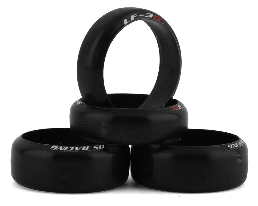 DS Racing DS-MI22L-LF3SNW Mini-Z 8.5mm Front & 11mm Rear Drift Tires (22mm) LF-3 - P-Tile, Painted Floor and Epoxy (Medium)
