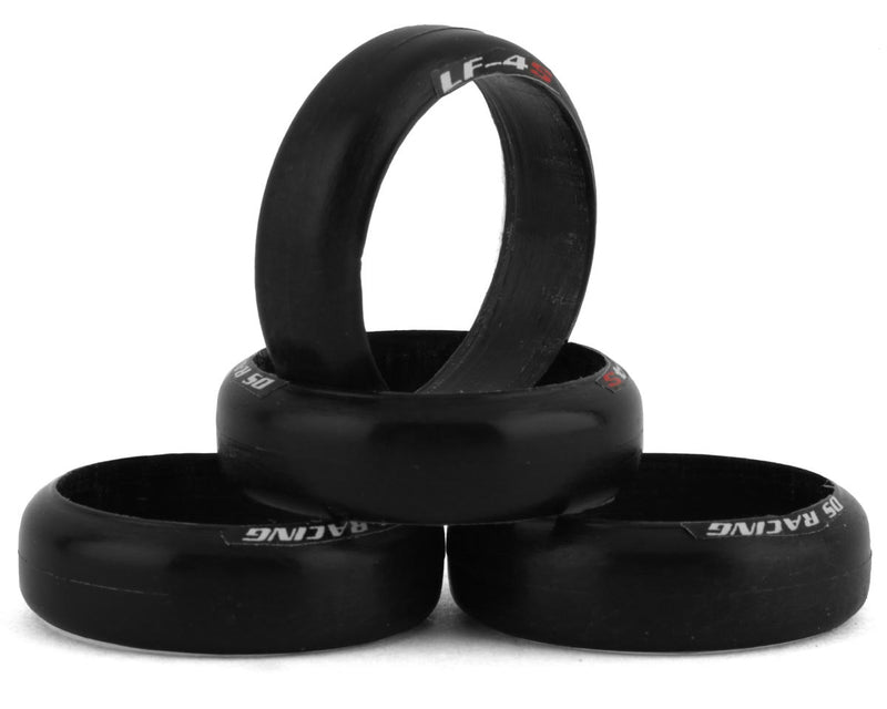 DS Racing MI22L-LF4SN Mini-Z 8.5mm Narrow Front Drift Tires (4 Pack) (22mm) LF-4 - Polish Concrete and Carpet (Hard)