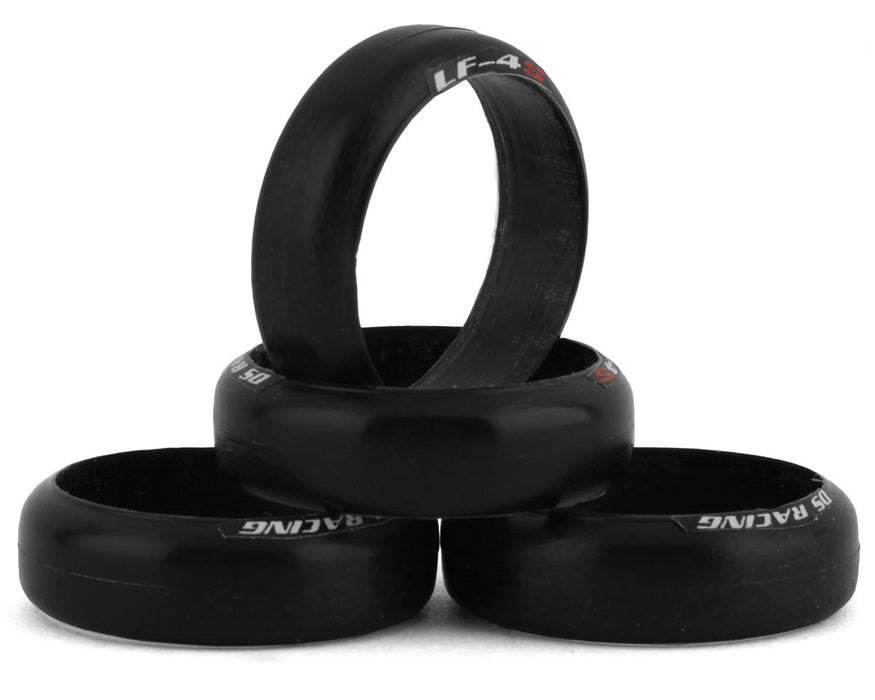 DS Racing MI22L-LF4SN Mini-Z 8.5mm Narrow Front Drift Tires (4 Pack) (22mm) LF-4 - Polish Concrete and Carpet (Hard)