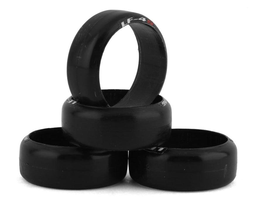 DS Racing MI22L-LF4SW Mini-Z 11mm Wide Rear Tires (4 Pack) (22mm) LF-4 - Polish Concrete and Carpet (Hard)