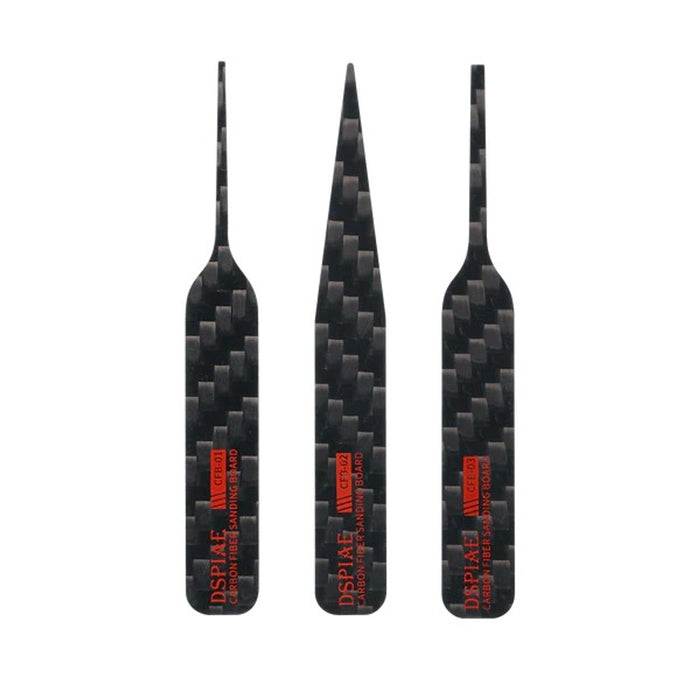 DSPIAE CFBS01 Shaped Carbon Fiber Sanding Stick Set #1 (3 different shapes)