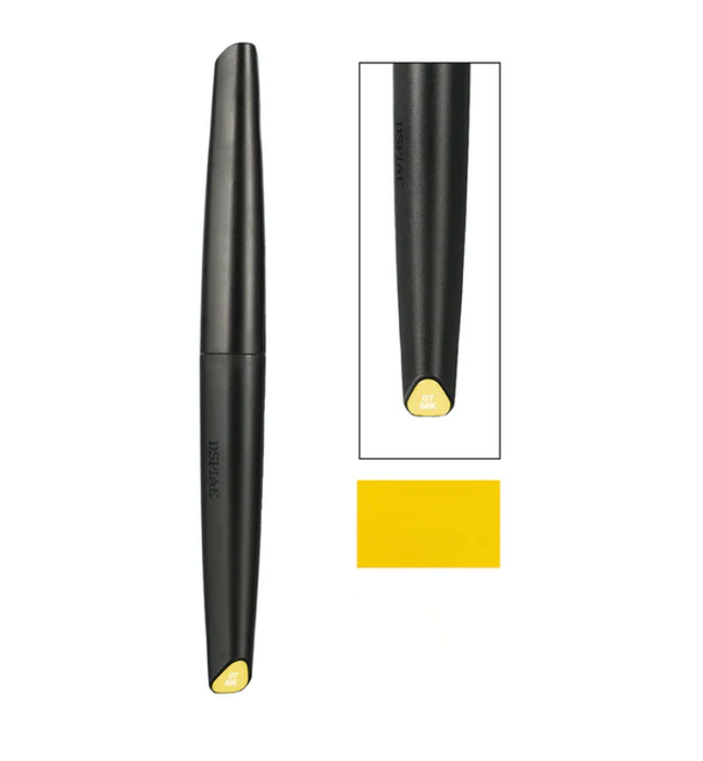 DSPIAE MK07 Mecha Yellow Soft Tip Acrylic Paint Marker
