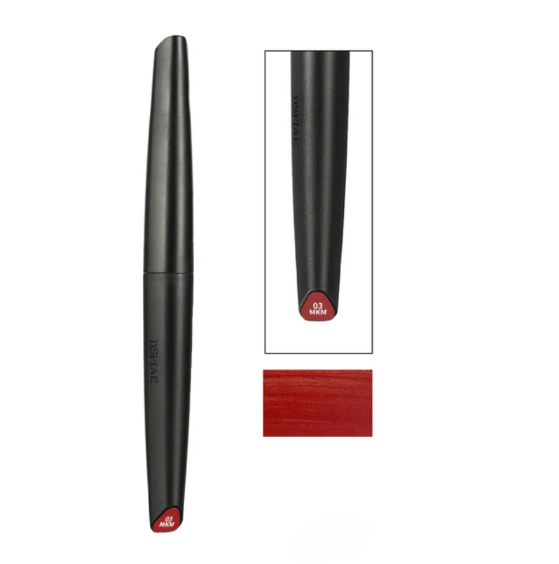 DSPIAE MKM-03 Metallic Red Soft Tip Acrylic Paint Marker