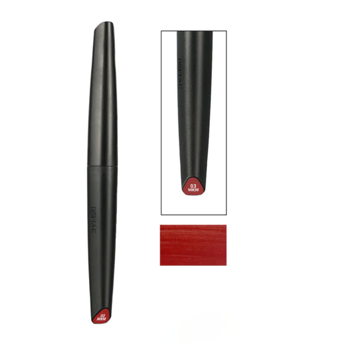 DSPIAE MKM-03 Metallic Red Soft Tip Acrylic Paint Marker