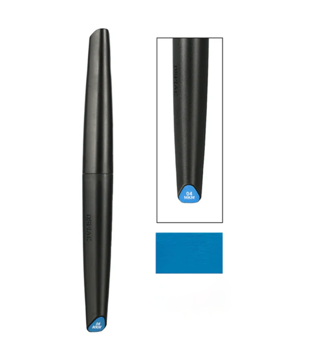 DSPIAE MKM-04 Metallic Blue Soft Tip Acrylic Paint Marker