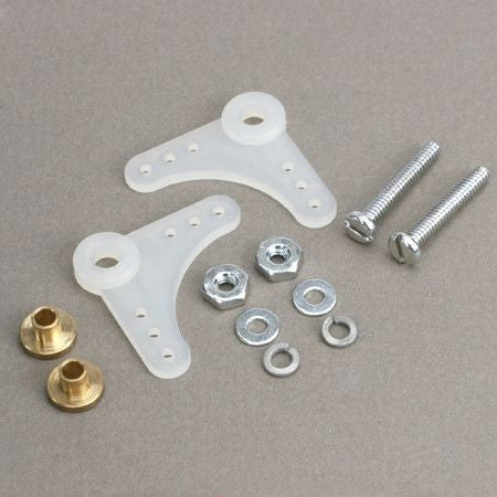 Du-Bro 167 90 Degree Nylon Bellcrank Assembly (2 Pack)