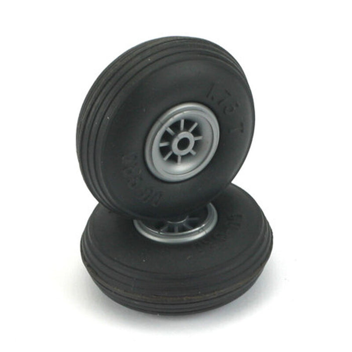 Du-Bro 175T 1-3/4” Treaded Surface Wheel for Scale Aircraft (2 Pack)