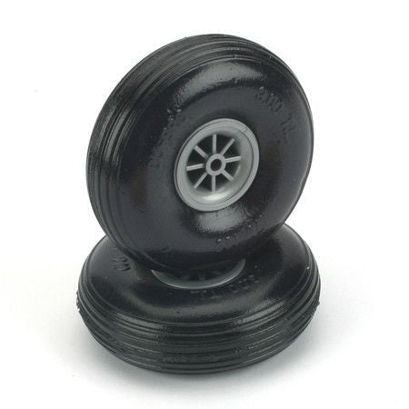 Du-Bro 175TL 1-3/4” Treaded Lightweight Wheel for Scale Aircraft (2 Pack)
