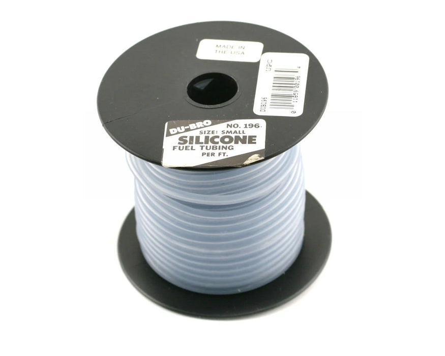 Du-Bro 196 Small 1/16" Super Blue Silicone Fuel Tubing for Glo-Fuel 50' Spool