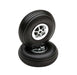 Du-Bro 200TC 2” Treaded Chrome Wheel for Scale Aircraft (2 Pack)