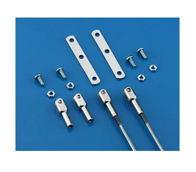 Du-Bro 205 4-40 Steel Rod End Assembly (2 Pack)