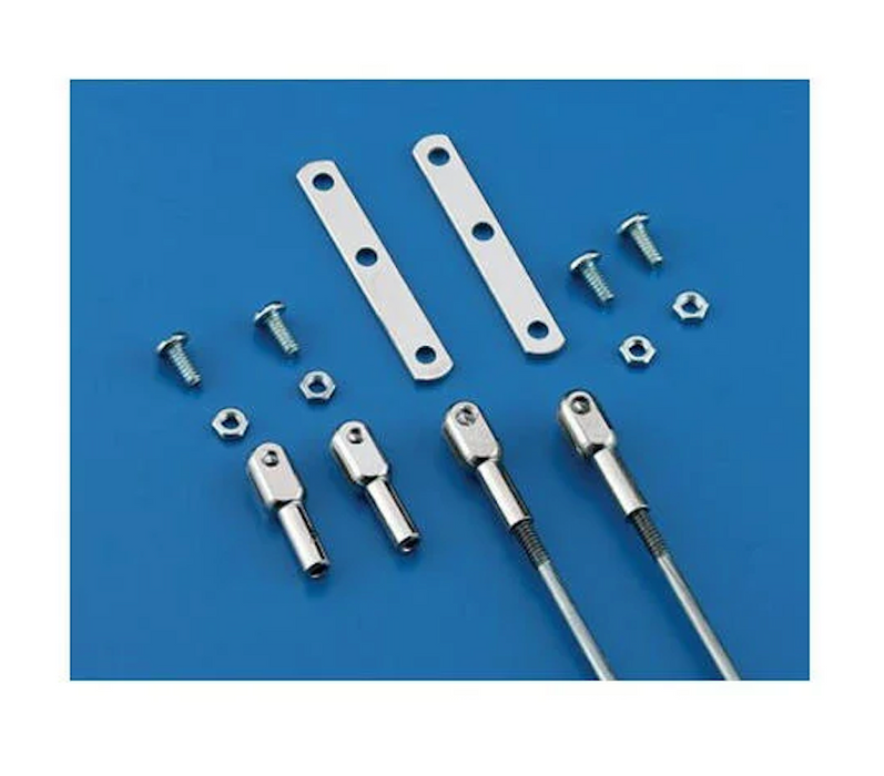 Du-Bro 205 4-40 Steel Rod End Assembly (2 Pack)