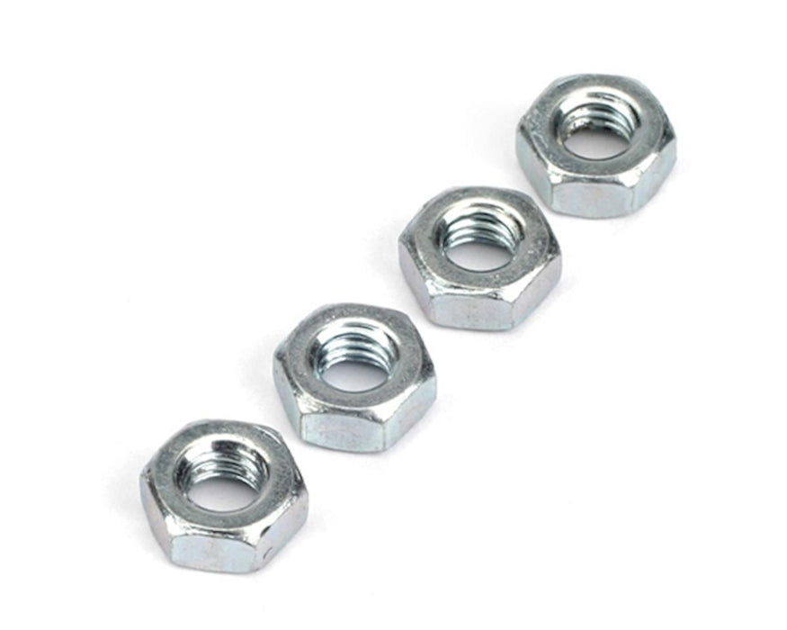 Du-Bro 2106 4mm Steel Hex Nuts (4 Pack)