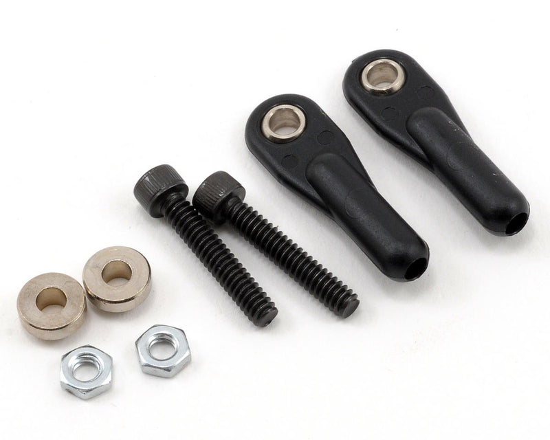 Du-Bro 2161 Black 4-40 x 5/8 Swivel Ball Link for 4-40 Rods with Hardware