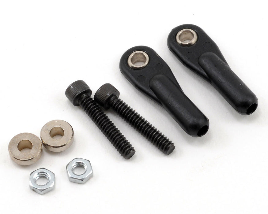 Du-Bro 2161 Black 4-40 x 5/8 Swivel Ball Link for 4-40 Rods with Hardware