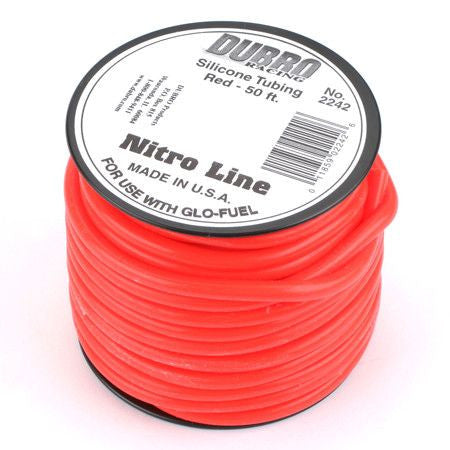 Du-Bro 2242 Red Nitro Line 3/32" Fuel Tubing (50' Spool)