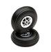 Du-Bro 225TC 2-1/4” Treaded Chrome Wheel for Scale Aircraft (2 Pack)