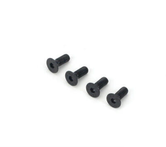 Du-Bro 2286 3.0mm x 8 Flat-Head Hex Socket Screws (4 Pack)