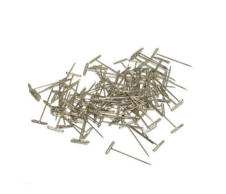 Du-Bro 253 Nickel Plated T-Pins 1-1/4” (100 Pack)