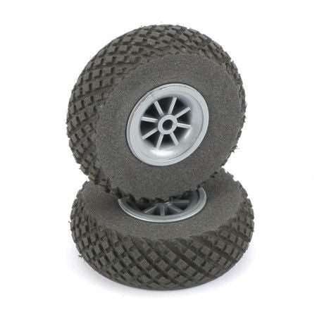 Du-Bro 300DL 3.0” Diamond Lite Wheels for Scale Aircraft (2 Pack)