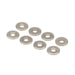 Du-Bro 3109 #4 Stainless Steel Flat Washer (8 Pack)