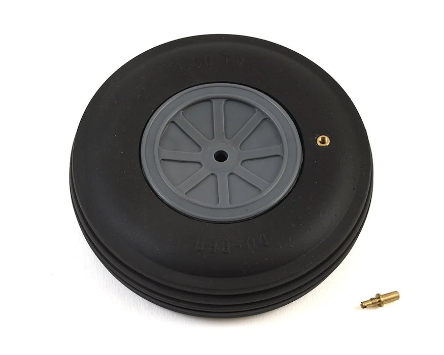 Du-Bro 400TV 4” Treaded Wheel for Large Scale Aircraft