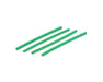 Du-Bro 436 3/32" Heat Shrink Tubing 3" - Green (4 Pack)