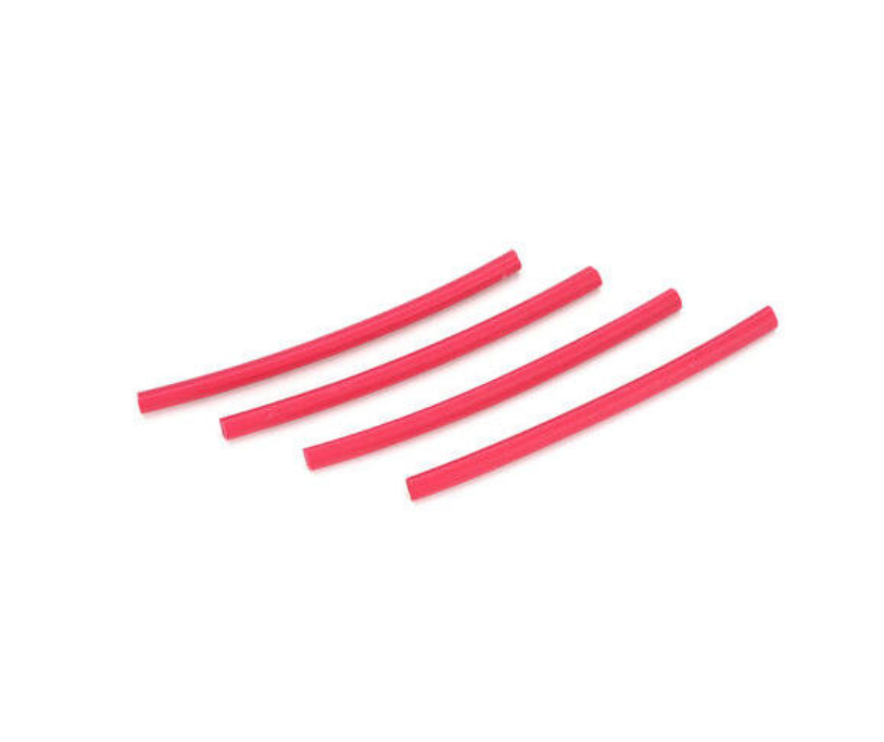 Du-Bro 437 1/8" Heat Shrink Tubing 3" - Red (4 Pack)