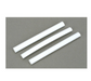 Du-Bro 438 3/16" Heat Shrink Tubing 3" - White (3 Pack)
