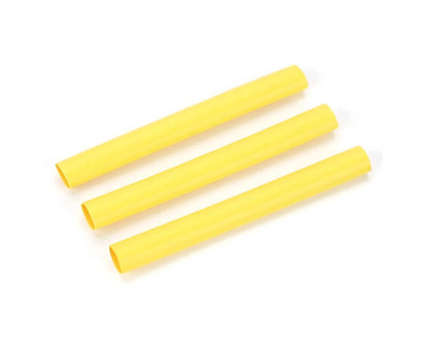 Du-Bro 439 1/4" Heat Shrink Tubing 3" - Yellow (3 Pack)