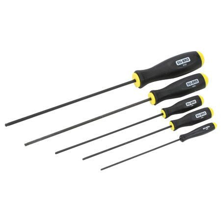 Du-Bro 447 5 Piece Standard Hex Ball Driver Wrench Set