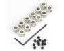 Du-bro 598 5/32” Brass Plated Dura-Collars (12 Pack)