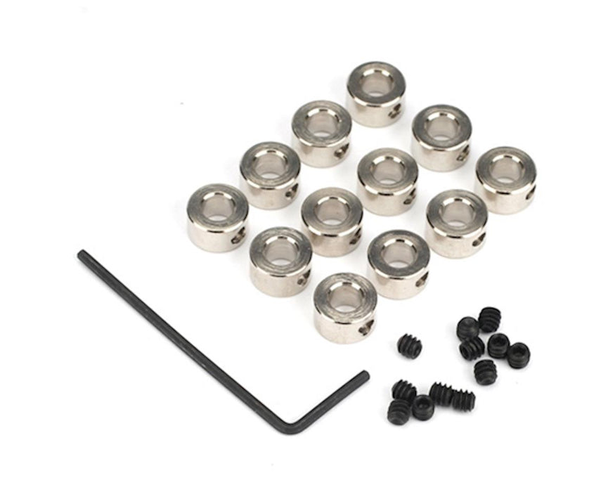 Du-bro 599 3/16” Brass Plated Dura-Collars (12 Pack)