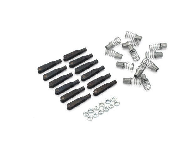 Du-Bro 601 4-40 Spring Steel Kwik-Links for .093 Wire (12 Pack)