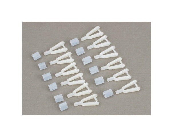 Du-Bro 602 Nylon Kwik-Links for 2-56 Rods (12 Pack)