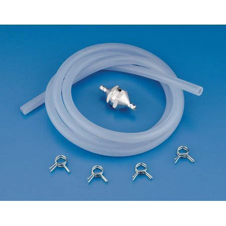 Du-Bro 681 1/8" (3mm) Fuel Tubing with Large Filter and Fuel Line Clips