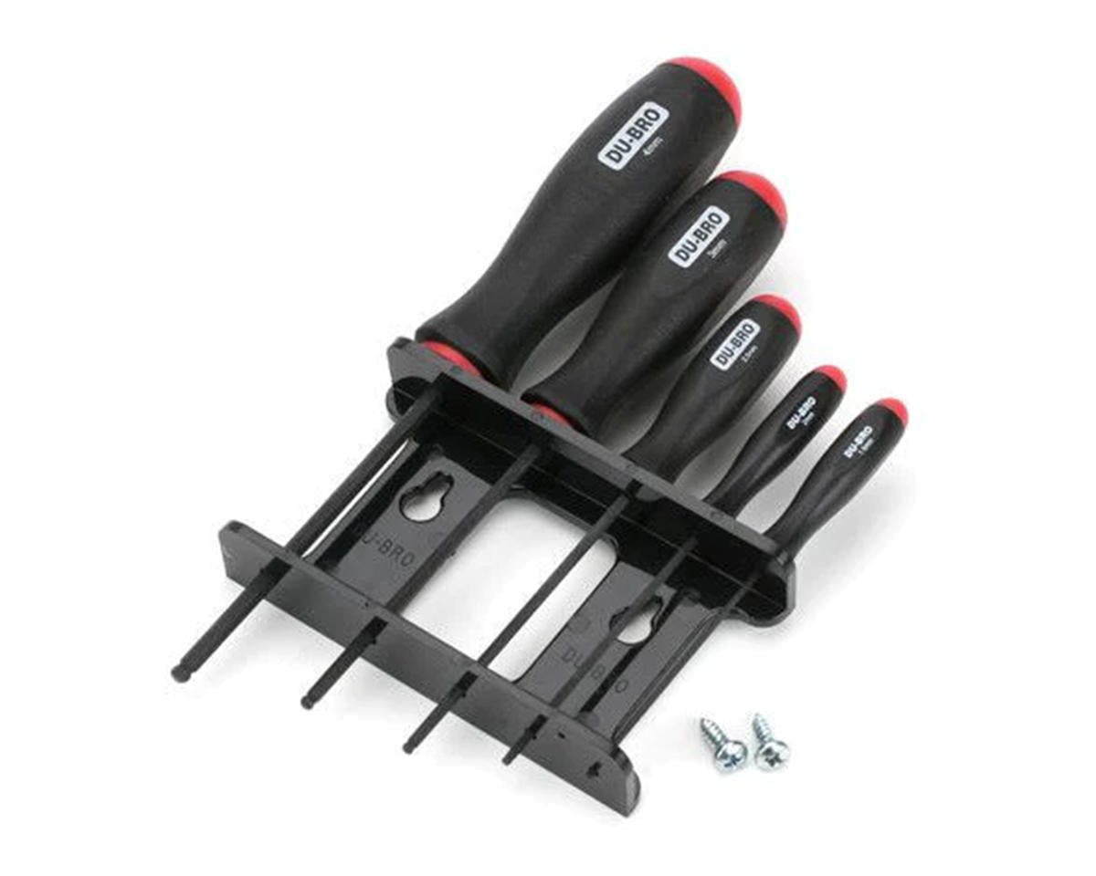 Du-Bro 706 5 Piece Metric Hex Ball Driver Wrench Set — White Rose Hobbies
