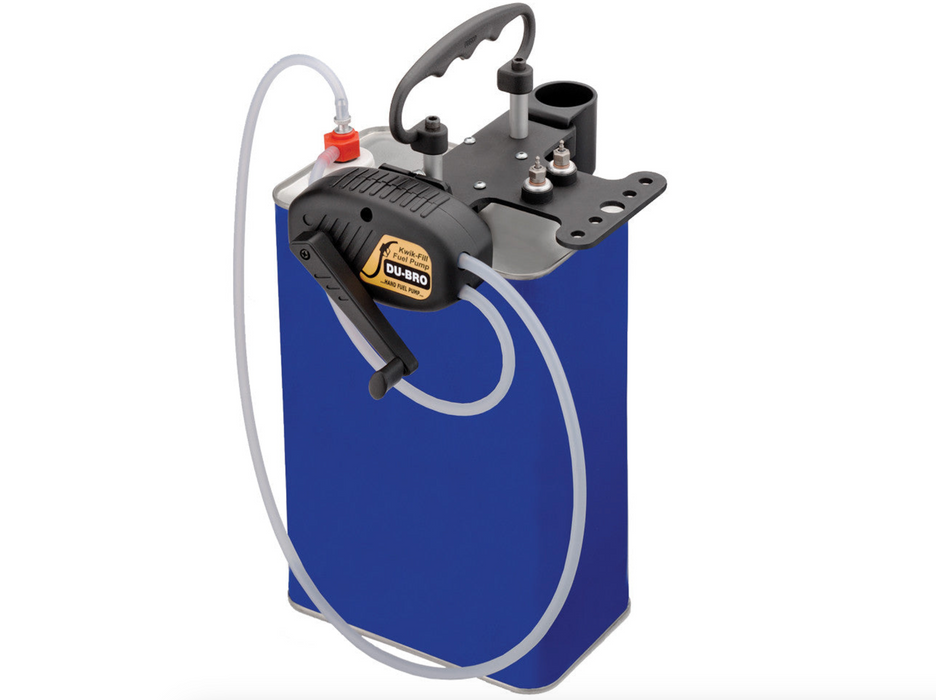 Du-bro 910 Fillin’ Station Can Mount (Unloaded Version) with Kwick Fill Fuel Pump