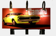 Dwarvin DVBB102-FP HO Scale Fiber-Lit Unassembled Camaro Billboard