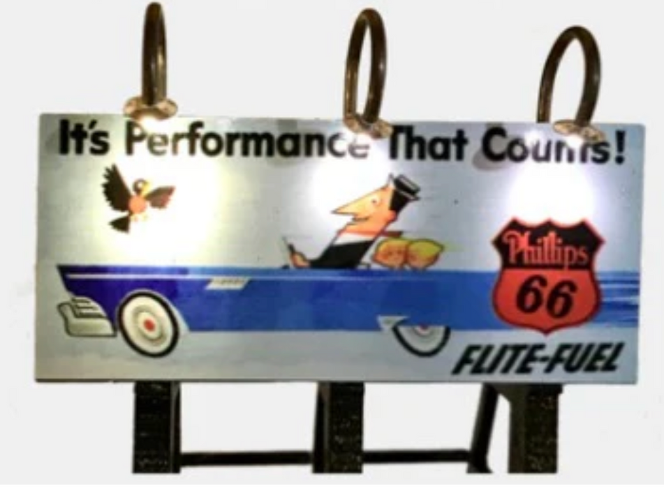 Dwarvin DVBB105-FP HO Scale Unassembled Fiber-Lit Phillips Billboard