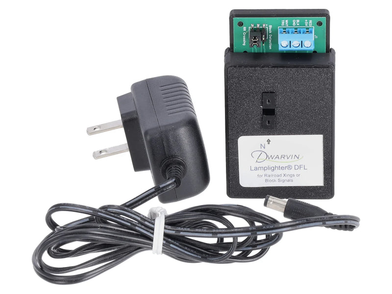 Dwarvin DVDFL201 N Scale Lamplighter DFL with Power Supply For Fiber Lighting Systems