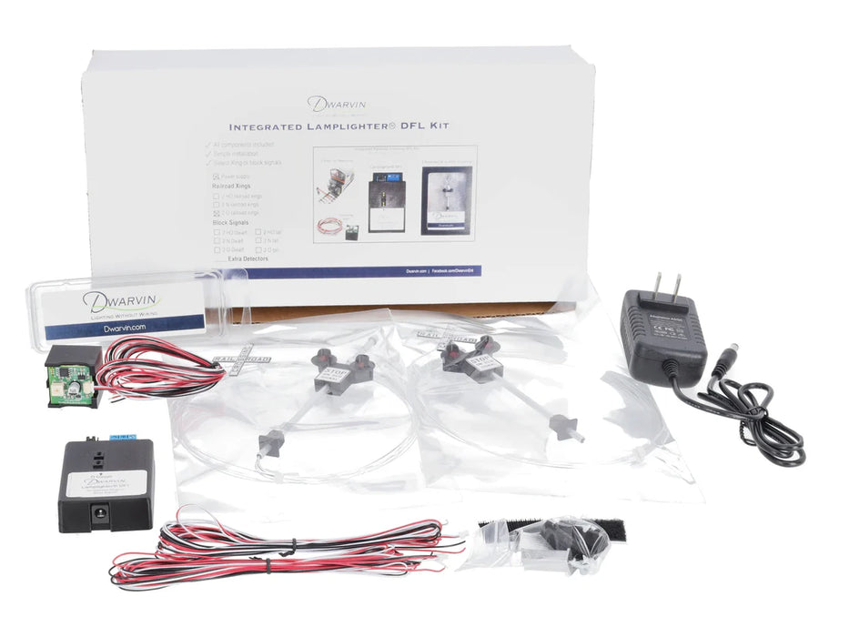 Dwarvin DVIRRXK301 O/G RR Crossing Kit with Lamplighter DFL with Power Supply