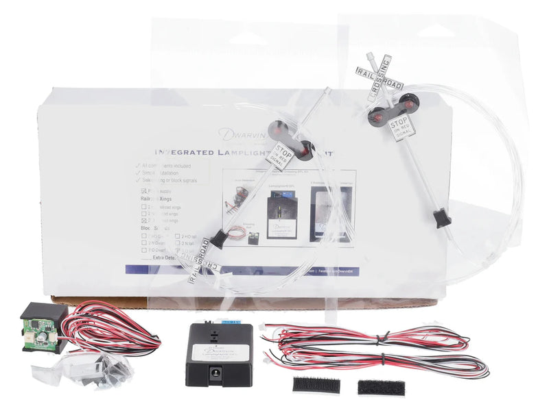 Dwarvin DVIRRXK302 O/G RR Crossing Kit with Lamplighter DFL without Power Supply