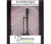 Dwarvin DVITBS102 HO Scale Tall Block Signal Kit Lamplighter DFL without Power Supply